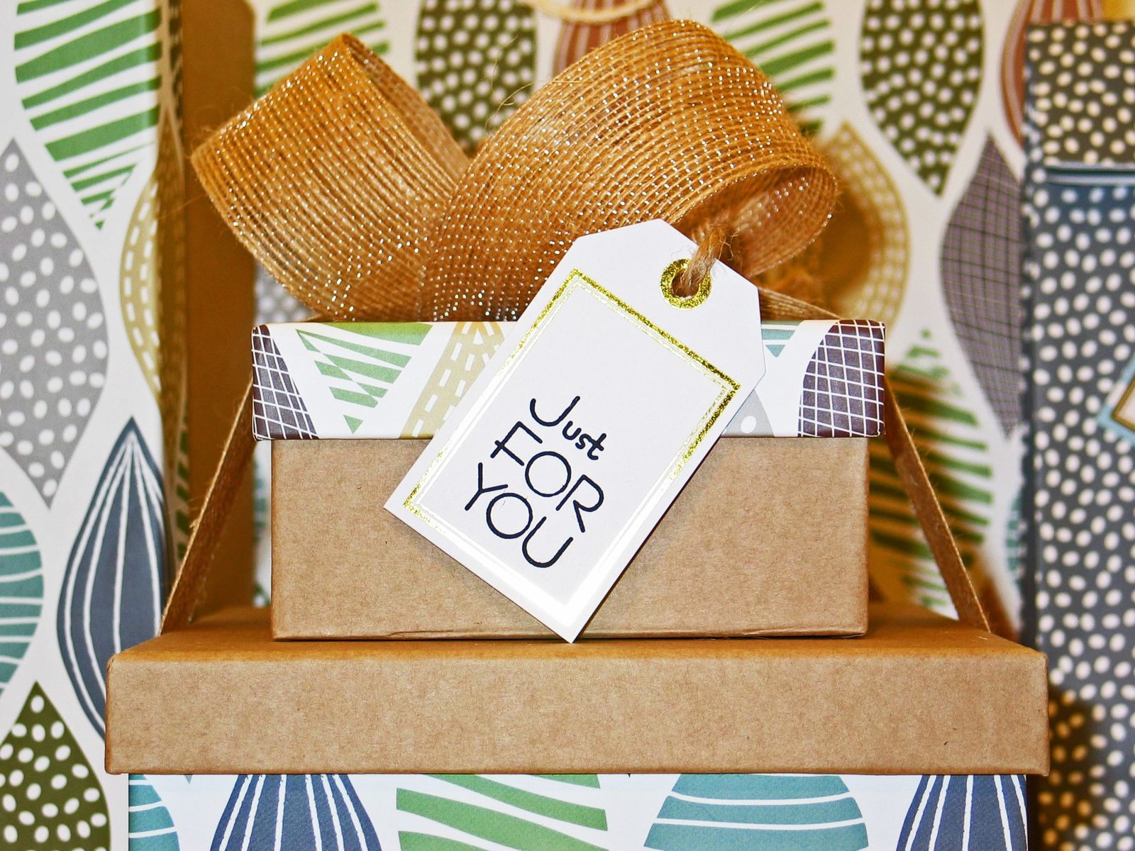 Premium gift packaging box with custom branding