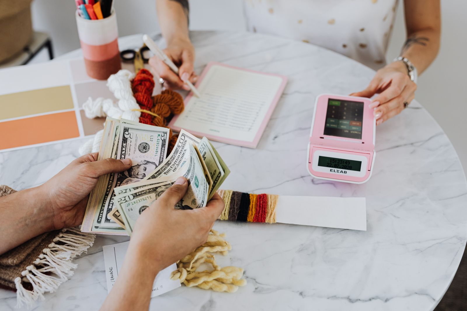 Mobile payment checkout on a smartphone
