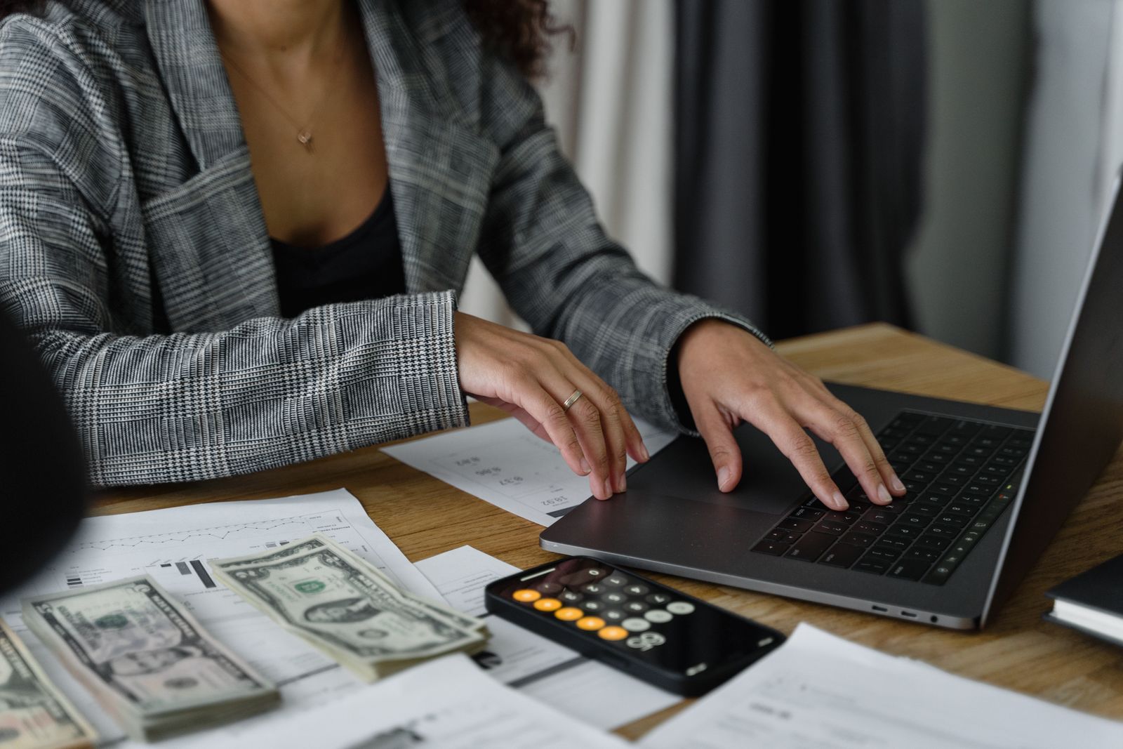 Calculator and notes used for import cost calculation