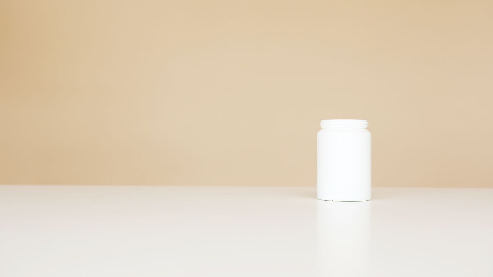 Plastic bottles and containers packaging display